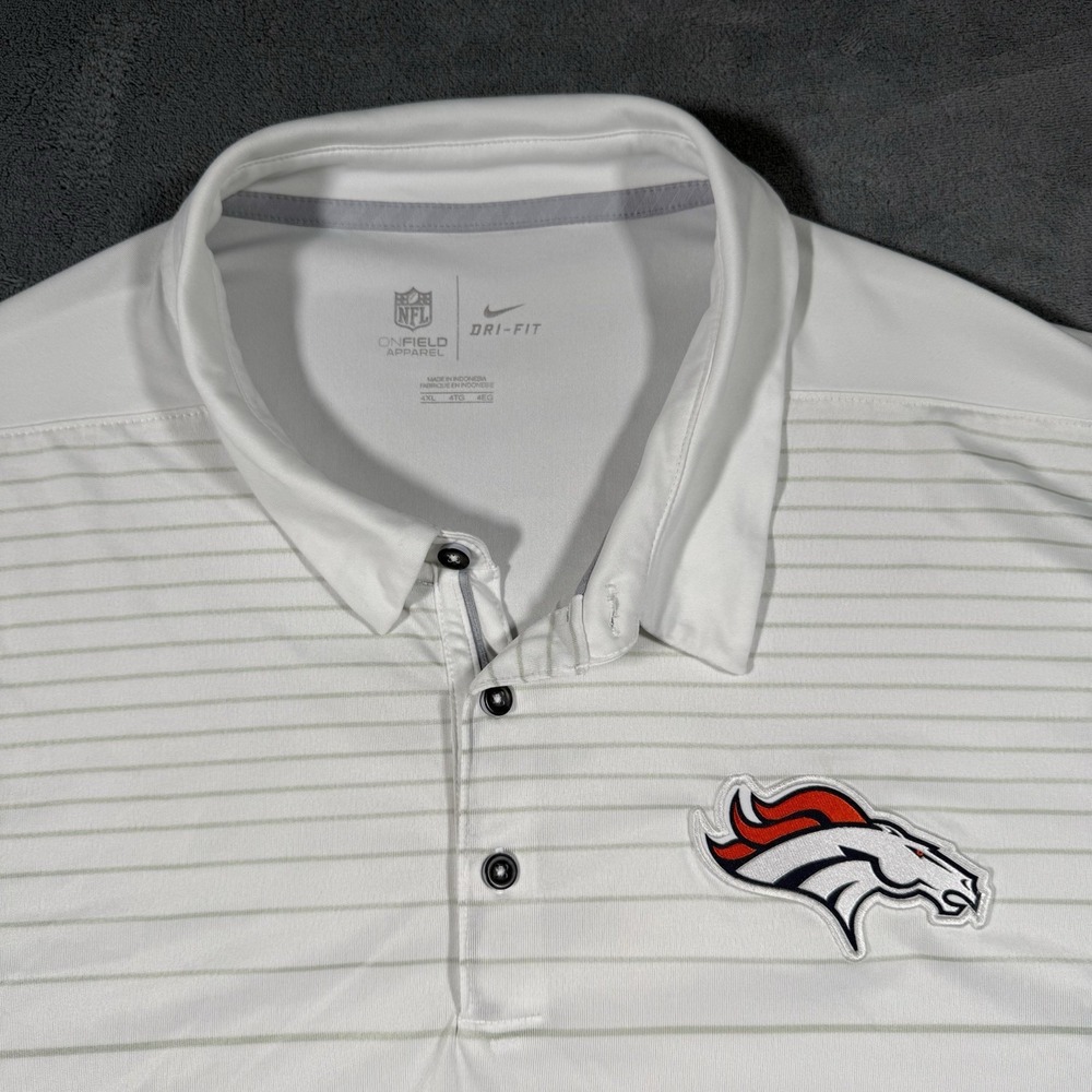 Denver‎ Broncos Nike Dri-Fit Polo Shirt Men's 3XL